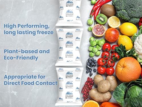 Подложни ладни пакувања засновани на растенија, за испорака на свежа или замрзната храна - пакувања 16oz / 1 lb - сет од 16