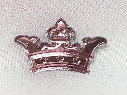48 Пинк круна акрилна принцеза шарм фаворизира украси за украси во Капиа