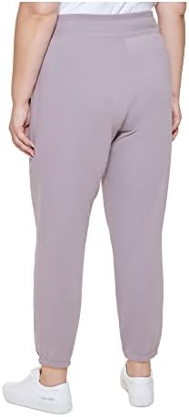Calvin Klein Performance женски виолетова џебна џебно влечење на половината еластична манжетна Активни панталони за носење плус 3x