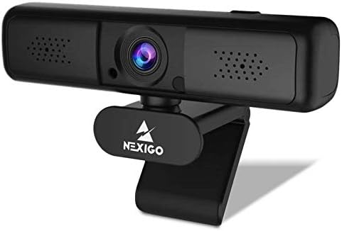 NexiGo N650 2k 4mp Зумира Веб Камера со Капакот На Приватноста &засилувач; Двојна Микрофон, 3x Дигитален Зум, 95-Степен Гледање, Quad
