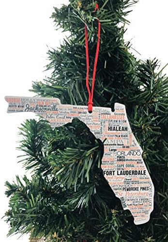 Божиќна украс на Флорида, дрвена декорација на дрвја