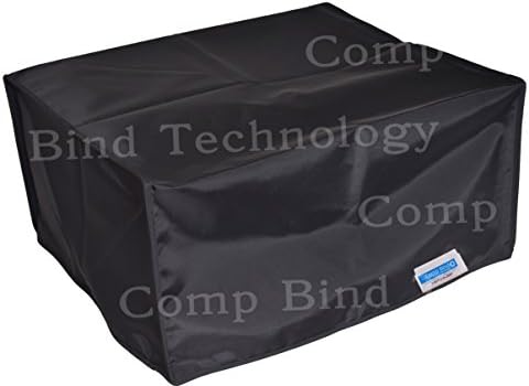 Comp Bind Technology, покритие за прашина компатибилен со работната сила EPSON WF-2760 и Epson Workforce WF-2750 сите-во-едно печатачи, димензии на Black Nylon Cover 16.71'W x 14.20'''d x 9.1'''h '' By Comp Bind