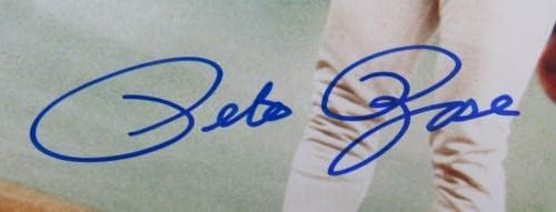 Пит Роуз потпиша Auto Autograph 8x10 Hit 4192 Photo JSA SS92864 - Автограмирани фотографии од MLB