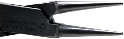 3 × Тркалезни клешти за нос 12см Работен крај 2 см накит што прави инструменти за комунални услуги за свиткување