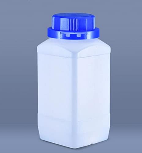 Welliestr 20pcs 500ml/17oz Пластични лабораториски шишиња со хемиски реагенси, шишиња со садови за запечатување на течни/цврсти примероци
