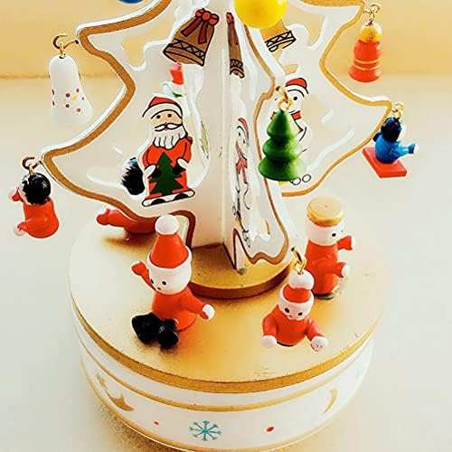 Музички кутија занаетчиски роденденски подарок за музички кутии за десктоп декорација кутија дома украс Божиќни украси