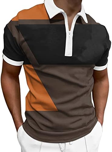 Yhaiogs polo кошули за мажи Slim Fit Man's Manim's 1,06 памук четкана и мека јакна од двојка кошула со фланелна обвивка мажи t t