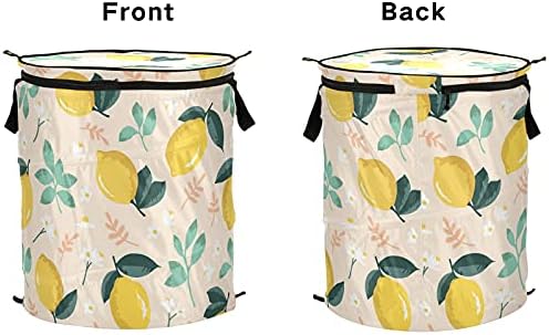 Летни лимони цвеќиња се појавуваат на алишта за перење со капакот за преклопување на капакот за складирање на капакот за домашни простории за дома хотел