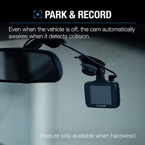 Тип S1 HD Автомобил Цртичка Камера 1080p Предна Автомобил Камера Dashcam Со Вграден G-Сензор, 30 FPS Снимање, Лесна Инсталација,
