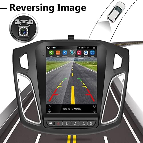 Андроид 10.1 Автомобил Стерео 9.7 Инчен Радио За Форд Фокус 2012-2018 Капацитивен Екран На Допир со iOS/Android Mirror Линк WiFi GPS