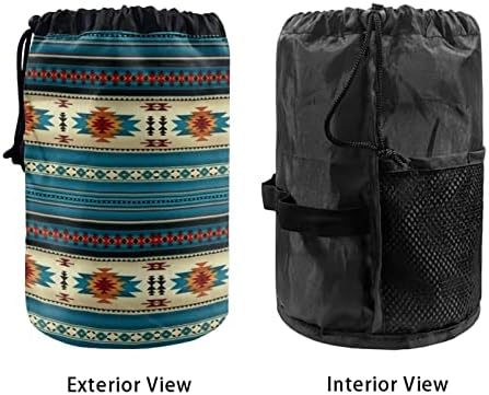 DIYFLASH Aztec Пренослива Козметичка Торба За Патување За Жени Торба За Шминка Со Голем Капацитет Мала Торбичка За Шминка Симпатична