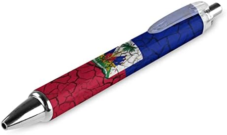 Гроздобер Хаити знаме за повлекување топка пенкало 0,5мм задебелување на сина точка сина мастило пенкала Премиум за пишување инструмент
