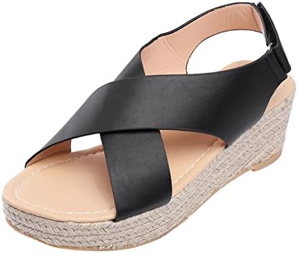Aniywn женски slingback peep пети платформа сандали се лизгаат на сандали со високи потпетици летни слајдови сандали за жени