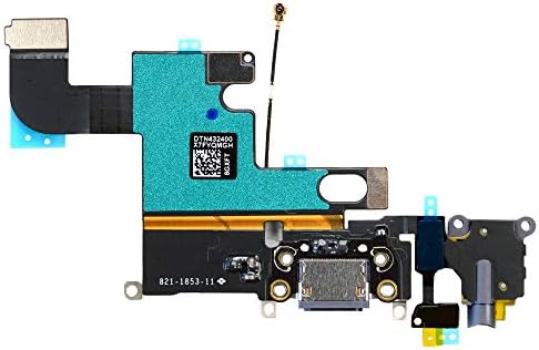 Mmobiel Dock Connector Компатибилен со iPhone 6 2014 - Порта за полнење Флекс кабел - Порта за слушалки/замена на микрофон/антена - вклучена. Шрафцигери