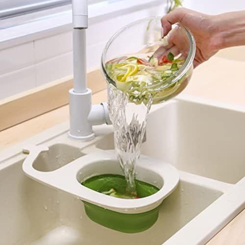 Blmiede повеќе функционално висечки филтрирање за висина за одводнување на решетката за мијалник за миење садови за корнер за кујнски