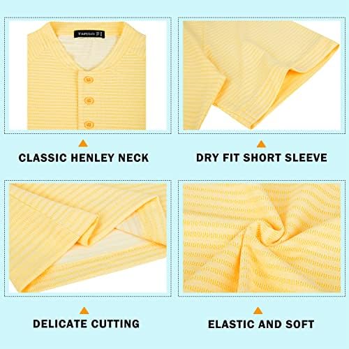 Маички за голф за голф на мандат, кратки ракави со кратки ракави, суво вклопување во лесен маички за дишење лесни