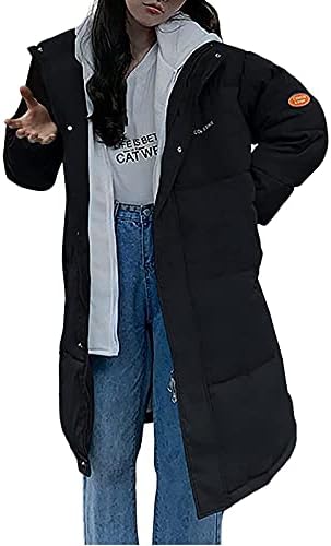 Зимски палта за жени топла факс крзно памучна јакна мода Шерпа наредени долги ракави со долга надворешна облека за парки