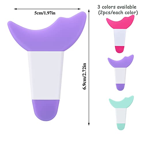2 ПАРЧИЊА Маскара Штитник За Трепки Алатка За Штитник, Мултифункционална Сенка За Очи За Очи Помошни Штитници, Силиконска Алатка За Брза Шминка