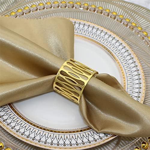 Декор за маса на SDFGH, шулење на држачи за прстени од салфетка, сервис тока за венчавка Божиќна забава
