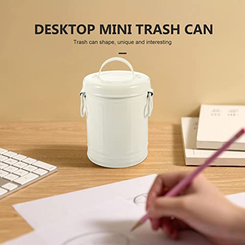 Zerodeko Desktop отпадоци за отпадоци од мини ѓубре може да може железо за ѓубре може да се качи за молив, држач за отпадоци