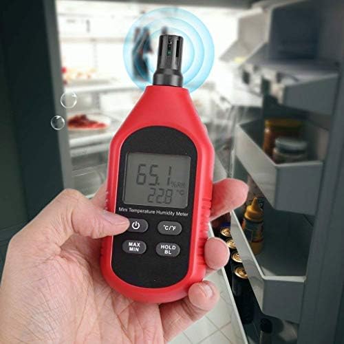 Термометар за термометар во просторијата JAHH - Мерач на рачна температура и влажност Прецизност Дигитална индустриска температура