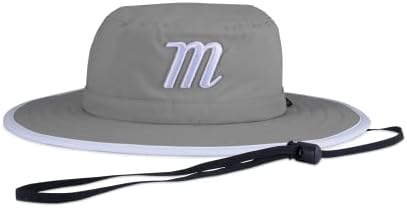 Стандардна капа на Marucci Boonie, јаглен/бел и тен/бел, една големина најмногу одговара