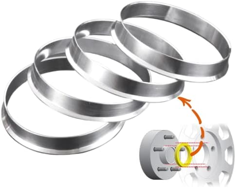 Центрични прстени на laicarvor hub 72,6 до 57.1 алуминиумска легура OD = 72,6mm id = 57,1mm Qty