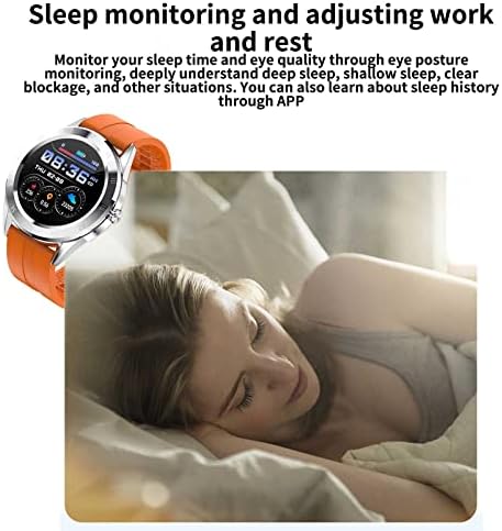 Паметен часовник со Тркалезен Екран од 1,54 инчи, Телефонска Нараквица За Следење На Здравјето На Bluetooth, Голем Екран Со Висока