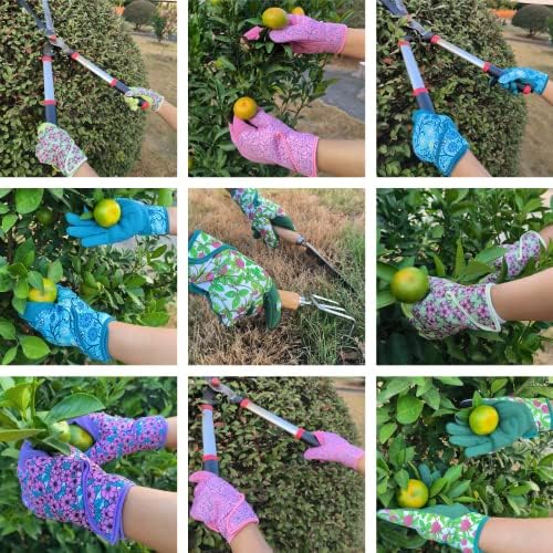 Градинарски ракавици MSUPSAV за градинарство, синтетички кожни градинарски нараквици, работни нараквици со екран на допир, лесна должност