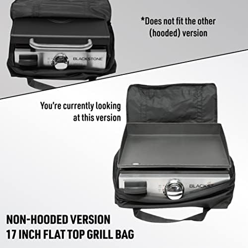 Носете торба/покритие за Blackstone 17 -инчен решетка, преносни скари за таблети и прибор за скара. Тешка водоотпорна дизајн за