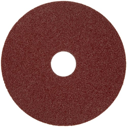 Абразивен диск за заслуги смола, поддршка од влакна, керамички алуминиум оксид, дијаметар од 7/8 арбор, 7, мерка 60