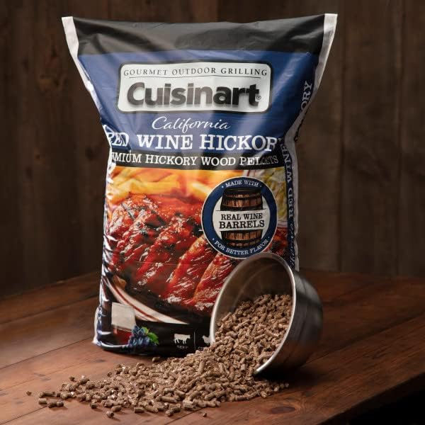 Cuisinart CWPL-203 Hickory чад пелети, црвено вино во Калифорнија, торба од 20 фунти