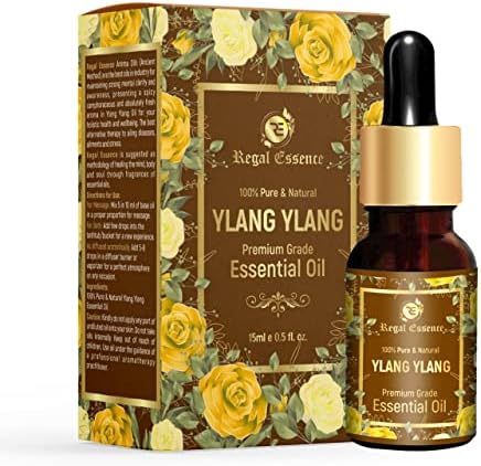 Малар Иланг Иланг есенцијално масло од масло, органско, природно и терапевтско одделение | Здрава коса, лице, кожа, скалп, контролни