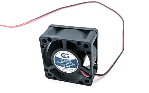 CoolerGuys 12V Ултра тивок вентилатор за ПИ уреди, 3Д печатачи и микроелектроника
