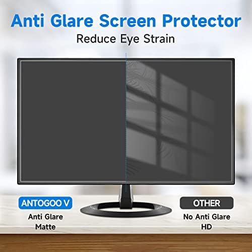 2 пакет 23 инчи Анти -сјај Компјутерски екран на екранот, заштита на очите за заштита на очите Мат анти -гребење филм за анти -сјај