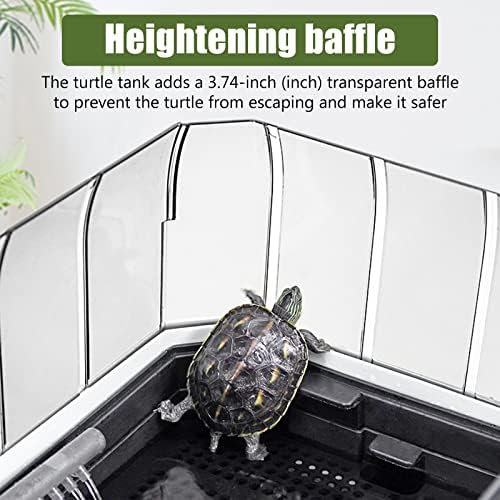 Комплет за резервоарот за аквариум желки во Binano Вклучува додатоци со вода за филтрирање на вода со висока ограда од анти-ескеј и голем простор,