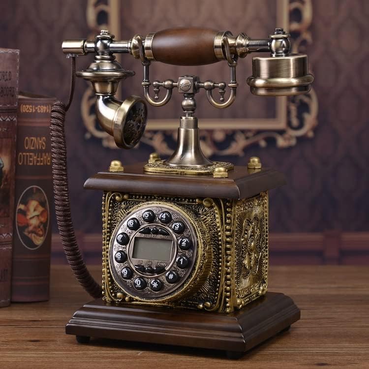 SDFGH класичен антички телефонски моден гроздобер телефон фиксен телефон