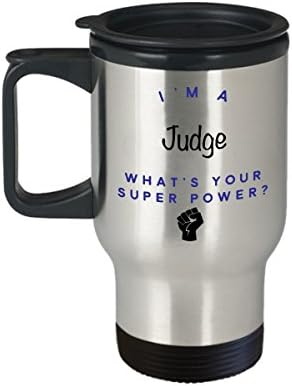 Судија Патување Кригла, Јас Сум Судија Што Е Супер Моќ? Смешни Чаши За Кафе Во Кариерата, Идеја За Подарок За Мажи Жени Соработници