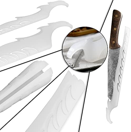 XYJ 2-парчиња Во Собата Готвач Нож Стојат Големи&засилувач;Мали Димензии Ножеви Организатор За Складирање Пластични Кујнски Нож Нож Штитници Заштитни
