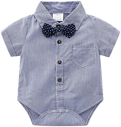 Бебе момче сини шорцеви сет, официјални костуми за новороденчиња