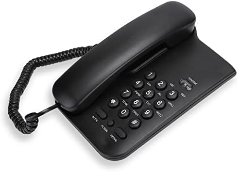 Телефонски телефон, големи копчиња со грбови бесплатни фиксни телефон за хотелска канцеларија.
