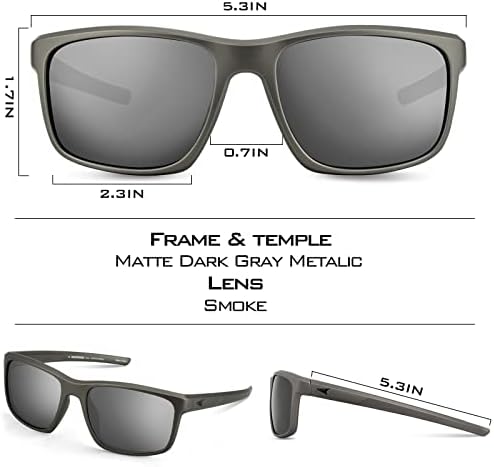 Поларизирани Спортски Очила за Сонце KastKing Tocoa За Мажи И Жени,Идеални За Возење Риболов Возење Велосипед И Трчање, Ув Заштита