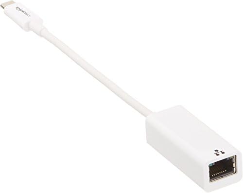 АМАЗОН Основи USB 3.1 Тип-Ц На Етернет Адаптер За Mac/КОМПЈУТЕР-Бела, 5-Пакет