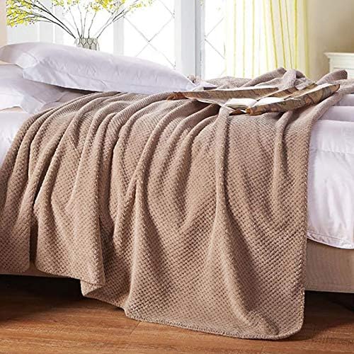 Орев меки карирано ќебе за кревет корално ќебе на софата цврста боја Декоративни софа ќебиња зимски кревети за подарок за кревет