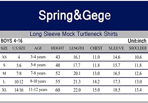 Пролет и Gege Little & Big Kids Soft памук со долги ракави, се потсмеваат со кошули со желка