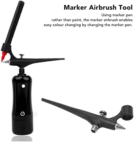 Насликајте четка за воздух, лесна инсталација Трајната маркер Airbrush Free ABS за DIY