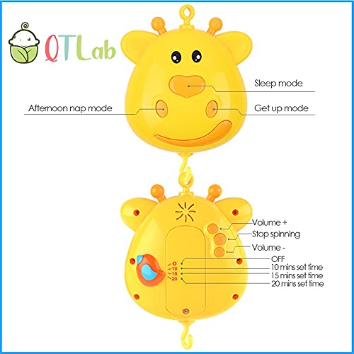 QT Lab - Crib Mobile, Mobile за креветчето, бебешки животно мобилно за басинет, бебе мобилен телефон за креветчето, бебешки креветчиња