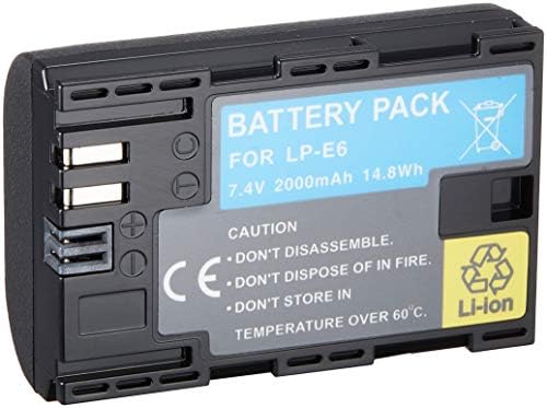 BlackMagic Design LP-E6 батерија за џебно кино камера 4K, микро кино камера и монитор за видео помош