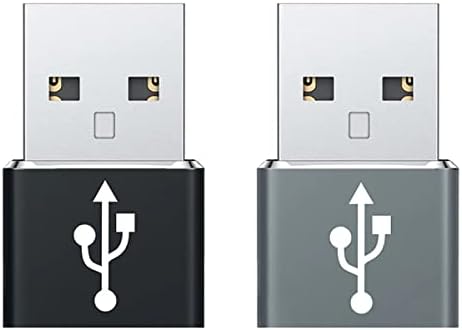 USB-C женски до USB машки брз адаптер компатибилен со вашиот Samsung SM-M205F за полнач, синхронизација, OTG уреди како тастатура, глушец, поштенски патеки, PD