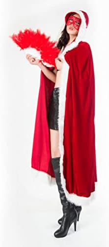 Абоофан Шал г -ѓа Носејќи детски материјали црвена возрасна облека: Детска наметка: облечете облека за облека за костуми за костуми костуми